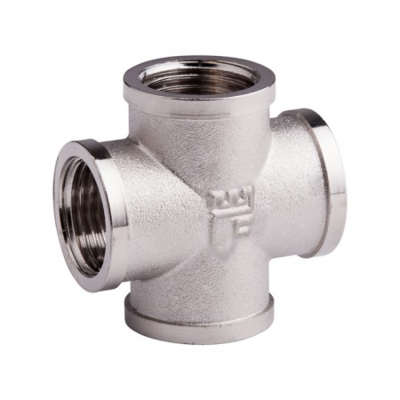 Хрестовина Forte 1/2" ВВ латунна SF35415 (10704) Хрестовина Forte 1/2" ВВ латунна SF35415 (10704)