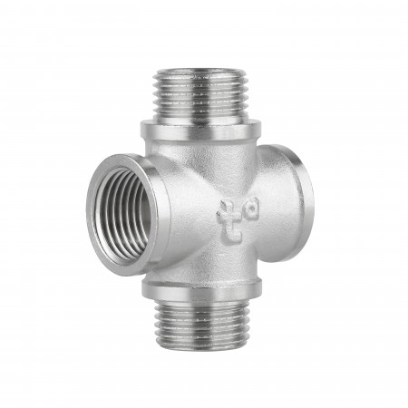 Хрестовина Forte 1/2" ВЗВЗ латунна SF35515 (10705) Хрестовина Forte 1/2" ВЗВЗ латунна SF35515 (10705)