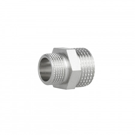 Ниппель редукционный Forte 1/2"х1/4" латунный SF359156 (10737) Ниппель редукционный Forte 1/2"х1/4" латунный SF359156 (10737)