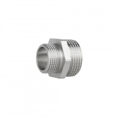 Ниппель редукционный Forte 1"х3/4" латунный SF3592520 (10741) Ниппель редукционный Forte 1"х3/4" латунный SF3592520 (10741)