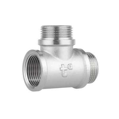 Тройник Forte 3/4" ВНН латунный SF36520 (10779) Тройник Forte 3/4" ВНН латунный SF36520 (10779)