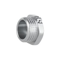 Заглушка Forte 1/2" НР латунная SF353H15 хром (10862)
