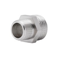 Ниппель 3/8"х1/2" НР №1211 латунный (24353)