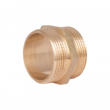 Ниппель Standart 1 1/2" НР латунный SD4074040 (41710) Ниппель Standart 1 1/2" НР латунный SD4074040 (41710)