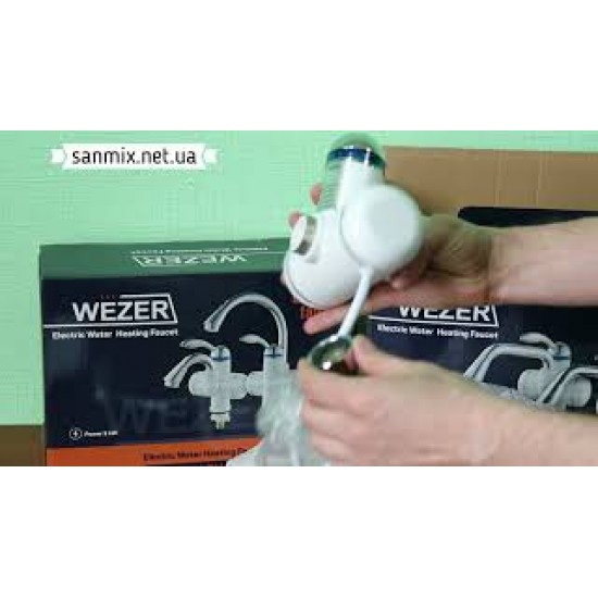 Видео обзор Кран водонагреватель для умывальника Wezer SDR-J03