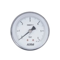 Манометр Icma 1/4" 0-6 бар, заднє підключення №243(11233)