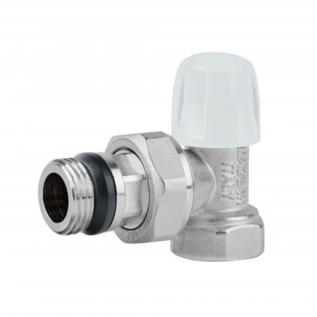 Кран радиаторный Icma 1/2" с антипротечкой угловой без ручки №805+940(13472)