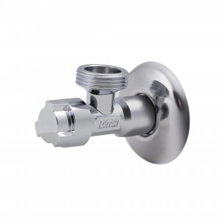Кран приладовий буксовий Icma 1/2"х3/4" кутовий №519(14647)