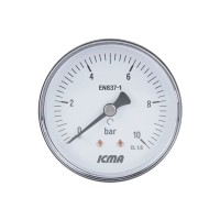 Манометр Icma 1/4" 0-10 бар, заднє підключення №243(15019)