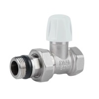 Кран радиаторный Icma 1/2" с антипротечкой прямой без ручки №815+940(15032)