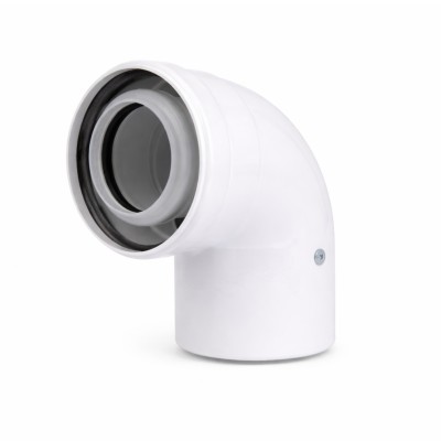 Угол коаксиальный 90°/60х100 (Condensing)(16094) Угол коаксиальный 90°/60х100 (Condensing)(16094)