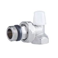 Кран радиаторный Icma 3/4" с антипротечкой угловой без ручки №805+940(17611)