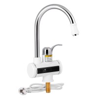 Проточный кран-водонагреватель Lidz Warm 058 White/Chrome(24985)