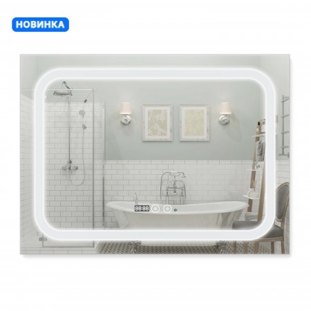 Дзеркало Mideya (DC-F906) 800х600 з LED-підсвічуванням Touch, з диммером (28553)