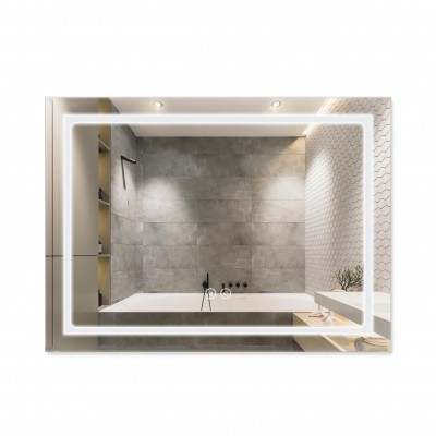Зеркало Mideya (DC-F904) 800х600 с LED-подсветкой Touch, с диммером (28554) Зеркало Mideya (DC-F904) 800х600 с LED-подсветкой Touch, с диммером (28554)