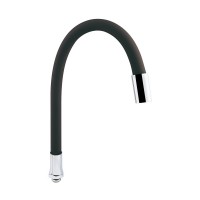 Излив Lidz для смесителя Niagara 261 24 см Black(29120)