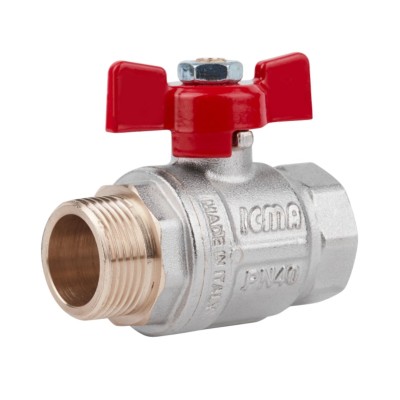 Кран шаровой Icma 3/4" прямой №351(30560) Кран шаровой Icma 3/4" прямой №351(30560)