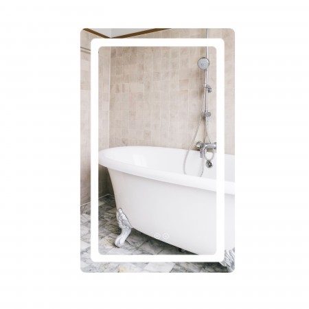 Дзеркало Mideya (DC-F911) 500х800 з LED-підсвічуванням Touch, з антизапітнінням, диммером (30637)