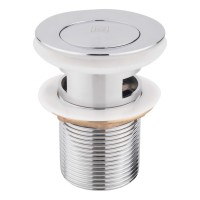 Донный клапан Lidz Tani-004 нажимной 1 1/4" с переливом Chrome(32527)