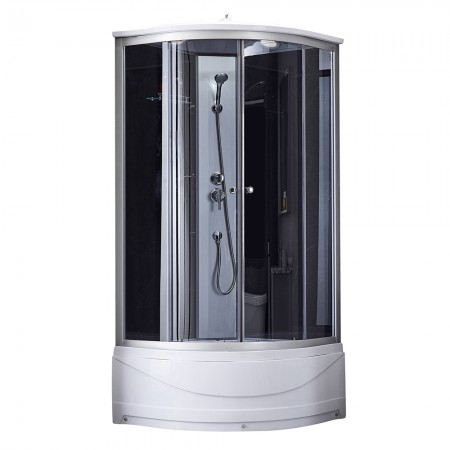 Душовий бокс Tani SB 90x90-SAT HIGH/GREY/скло 4мм(33756)
