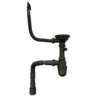 Сифон Lidz GRA-470100201 для кухонного миття (вихід 50/40 мм)(35043)