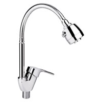 Смесители для кухни Agata-008-F4(k40)/с гибким изливом/Chrome (35126)
