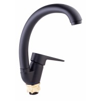Смесители для кухни Nicole-008-F(k35)/Black (35181)
