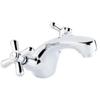 Смеситель для раковины Dominox-161/двухвентильный/Chrome (35532)