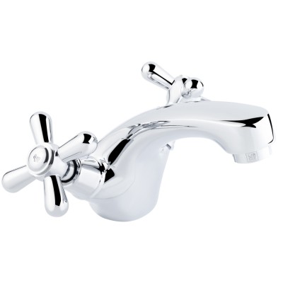 Смеситель для раковины Dominox-161/двухвентильный/Chrome (35532) Смеситель для раковины Dominox-161/двухвентильный/Chrome (35532)