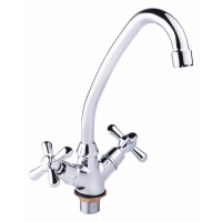 Змішувачі для кухні Dominox-271-F/двовентильний/Chrome (35535)