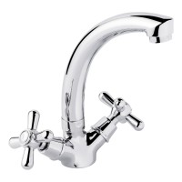Змішувачі для кухні Dominox-272/двовентильний/Chrome (35537)