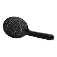 Лейка Qtap Rucni 115 мм для ручного душа округлая Black Matt(35801)