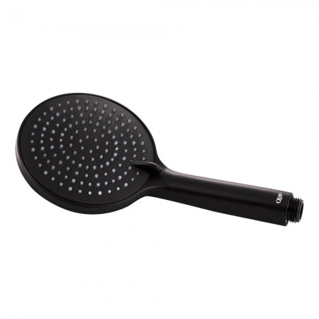 Лейка Qtap Rucni 115 мм для ручного душа округлая Black Matt(35801)