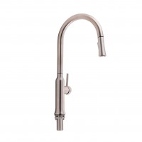 Смесители для кухни Baruska/Brushed Nickel PVD/с выдвижным изливом (36167)