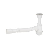 Сифон Lidz WHI-6006Y00101 для раковини (вихід 50 мм)(36663)