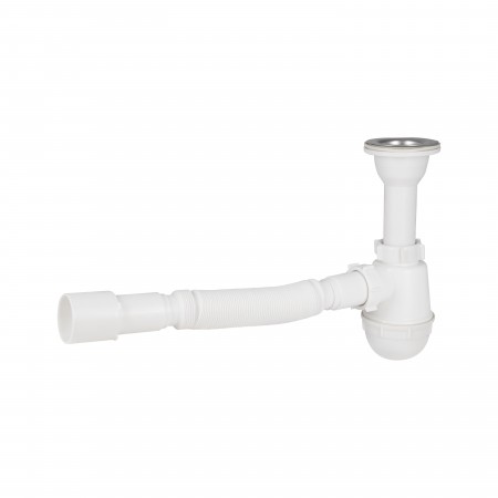 Сифон Lidz WHI-6006Y00101 для раковини (вихід 50 мм)(36663)