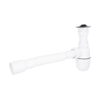 Сифон Lidz WHI-6006Y00100 для раковини (вихід 50 мм)(36664)