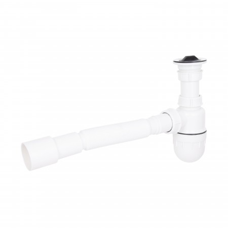 Сифон Lidz WHI-6006Y00100 для раковини (вихід 50 мм)(36664)