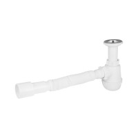 Сифон Lidz WHI-6005M00100 для кухонного миття (вихід 50 мм)(36681)