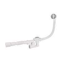 Сифон Lidz WHI-6003V00201 для ванни з ревізією (вихід 50 мм)(36698)