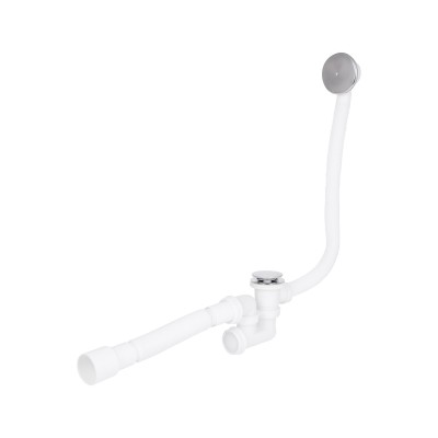 Сифон Lidz WHI-6003V00202 для ванны с ревизией (выход 50 мм)(36700)