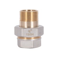 Зганяння-американка Base 3/4"/FM/Nicel/прямий (3757)