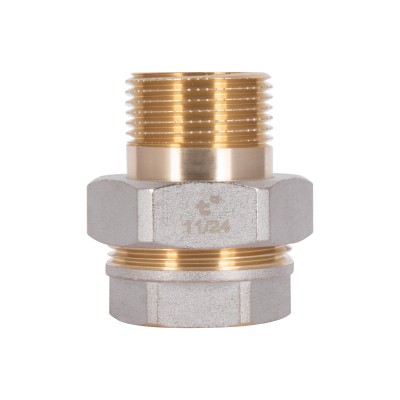 Сгон-американка Base 1"/FM/Nicel/прямой (3759) Сгон-американка Base 1"/FM/Nicel/прямой (3759)