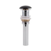 Донный клапан Qtap PU03 225х70х70 Matt Black для раковины(38062)