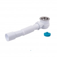 Сифон Lidz WHI-6004P00201 для душового піддону (вихід 40/50 мм)(38506)