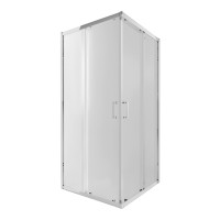 Душова кабіна Q-tap Taurus CRM1011SC6 100x100 см, скло Clear 6 мм, покриття CalcLess без піддону(39153)
