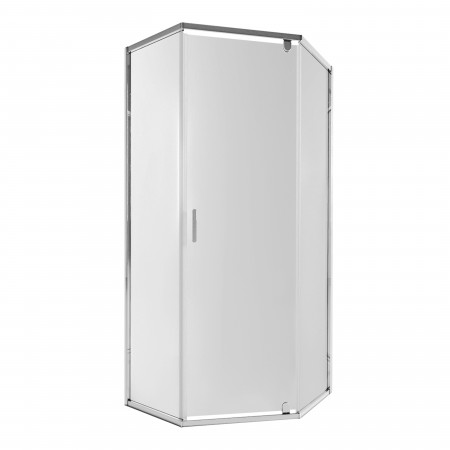 Душова кабіна Q-tap Scorpio CRM10115-AC6 100x100 см, скло Clear 6 мм, покриття CalcLess, без піддону (39161)
