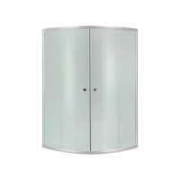 Душова кабіна Lidz Latwa SC90x90.SAT.HIGH.FR, скло Frost 4 мм без піддону(41505)