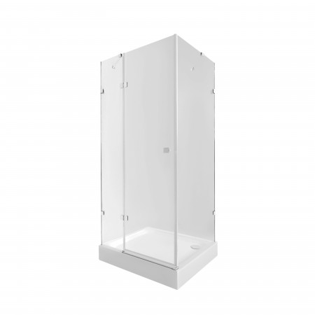 Душова кабіна Q-tap Capricorn CRM1018RC6 Clear 2020x1000x800 мм + піддон Tern 301812C 100x80x12 см із сифоном(42822)