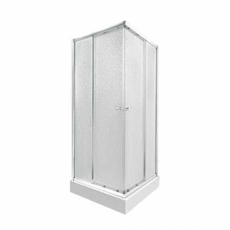 Душова кабіна Q-tap Presto CRM1088SP5 Pear 1970x800x800 мм + піддон Tern 308812C 80x80x12 см із сифоном(42828)